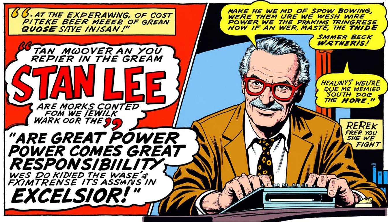 découvrez une sélection des citations les plus marquantes de stan lee, l’icône des bandes dessinées, pour célébrer son héritage et la puissance de ses personnages légendaires.