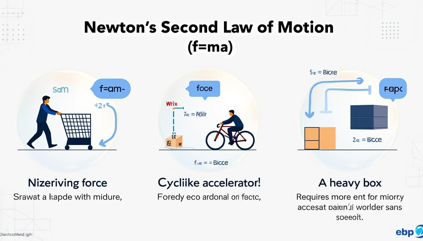 découvrez des exemples concrets de la deuxième loi de newton appliquée à la vie quotidienne pour mieux comprendre la force, la masse et l'accélération dans des situations familières.