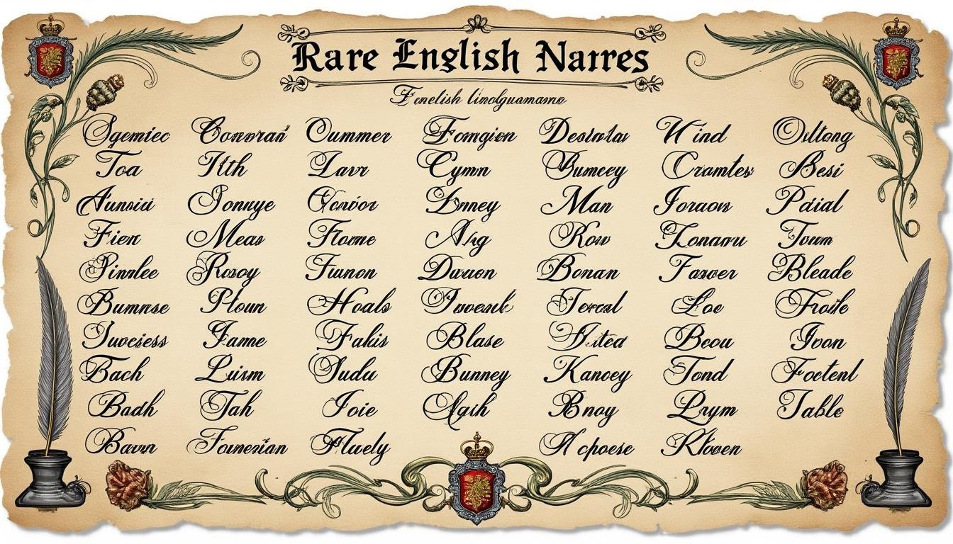 découvrez une sélection exclusive de noms de famille anglais anciens et élégants : histoire, origines et inspirations pour prénommer ou enrichir vos récits avec une touche authentique et distinguée.